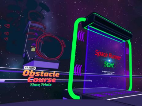 VRChatワールド紹介 Space Runner サムネイル