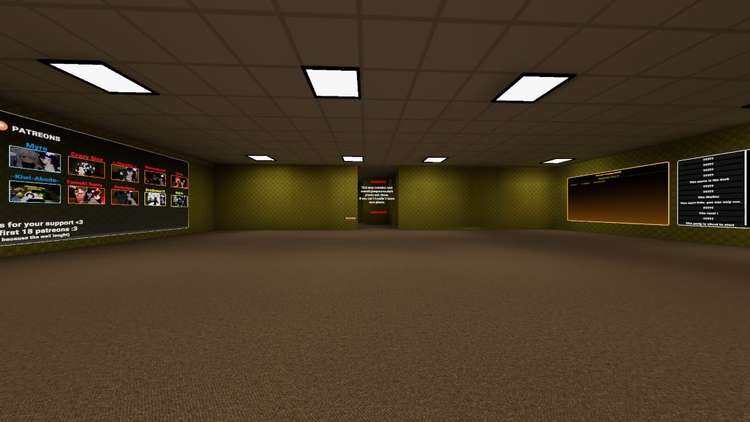 VRChatワールド紹介 The backrooms 1