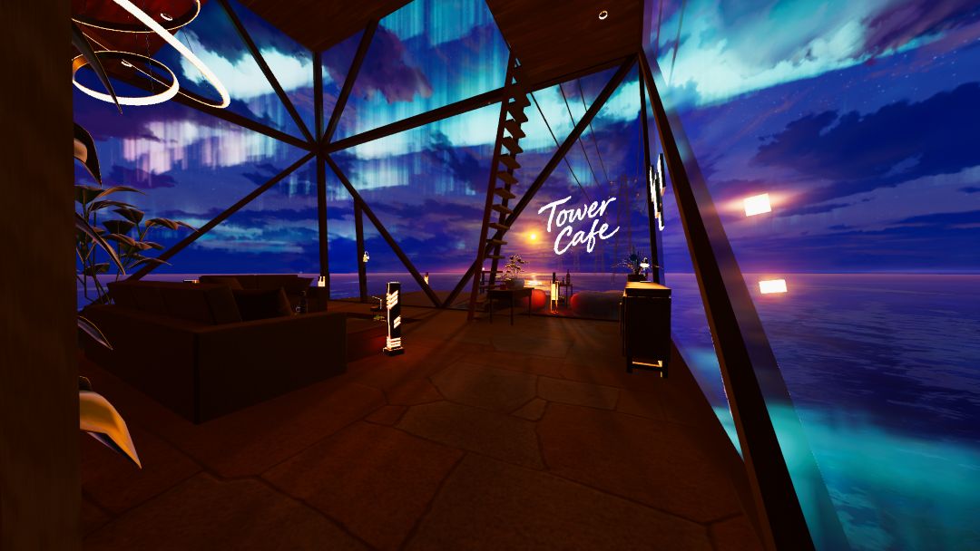 VRChatワールド紹介 Tower Cafe 2