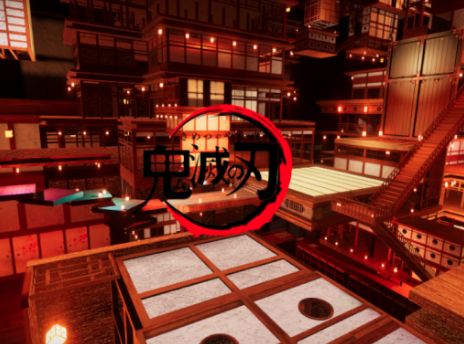 VRChatワールド紹介 Upper Rank Meeting - The Infinity Castle - Kimetsu No Yaiba サムネイル
