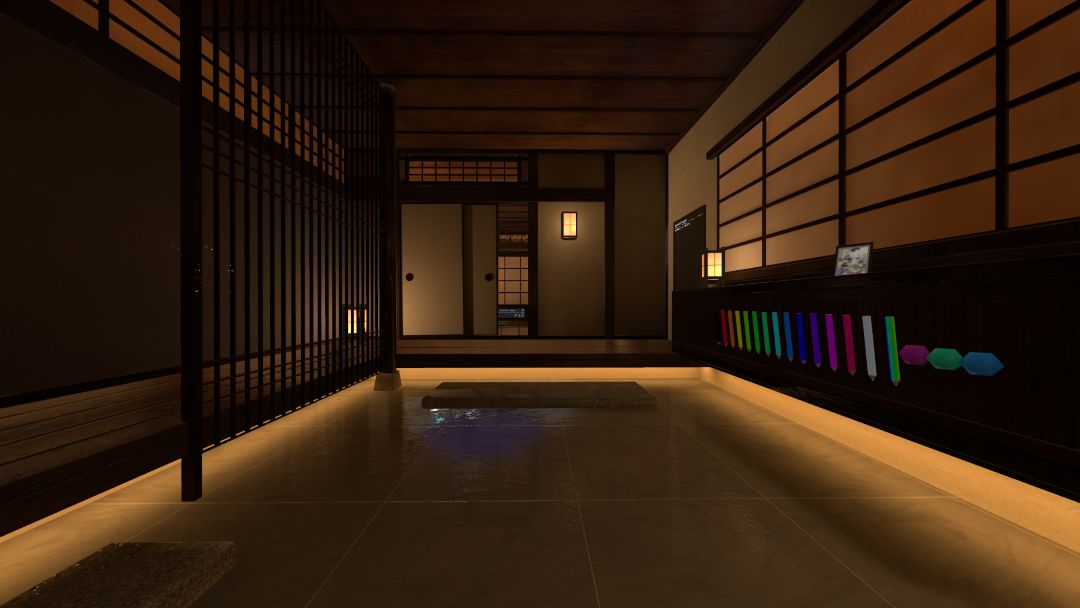 VRChatワールド紹介 ゲームコーナーがある和室 -Japanese-style room with Arcade- 1
