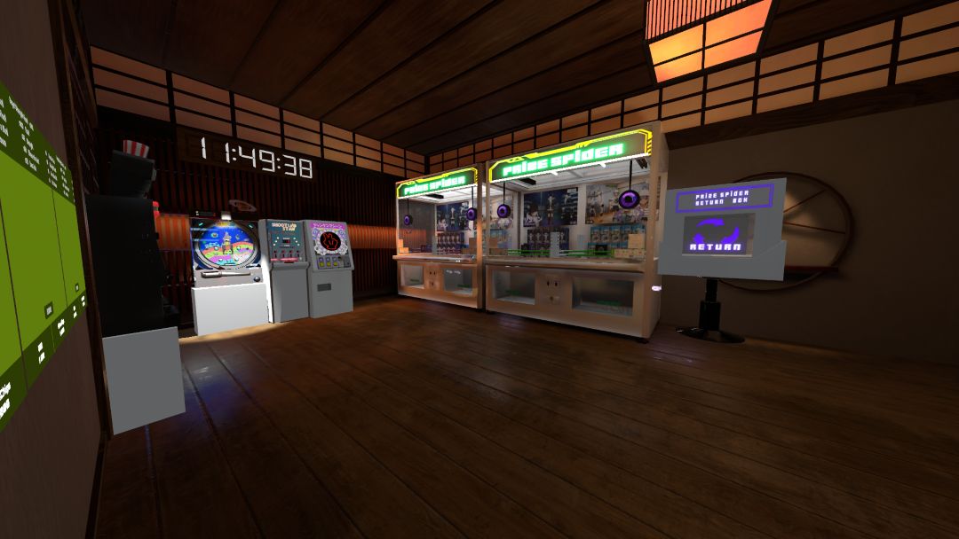 VRChatワールド紹介 ゲームコーナーがある和室 -Japanese-style room with Arcade- 3