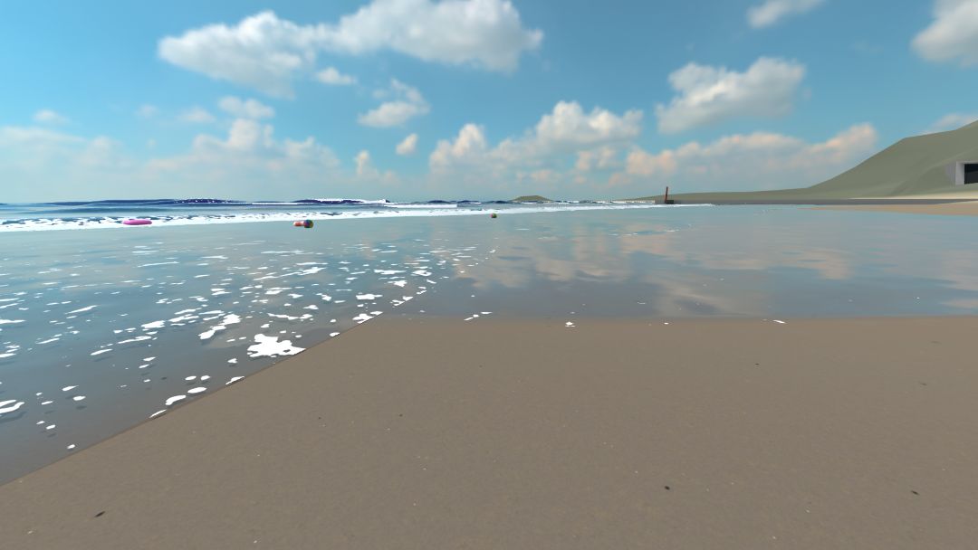 VRChatワールド紹介 波打ち際と 3