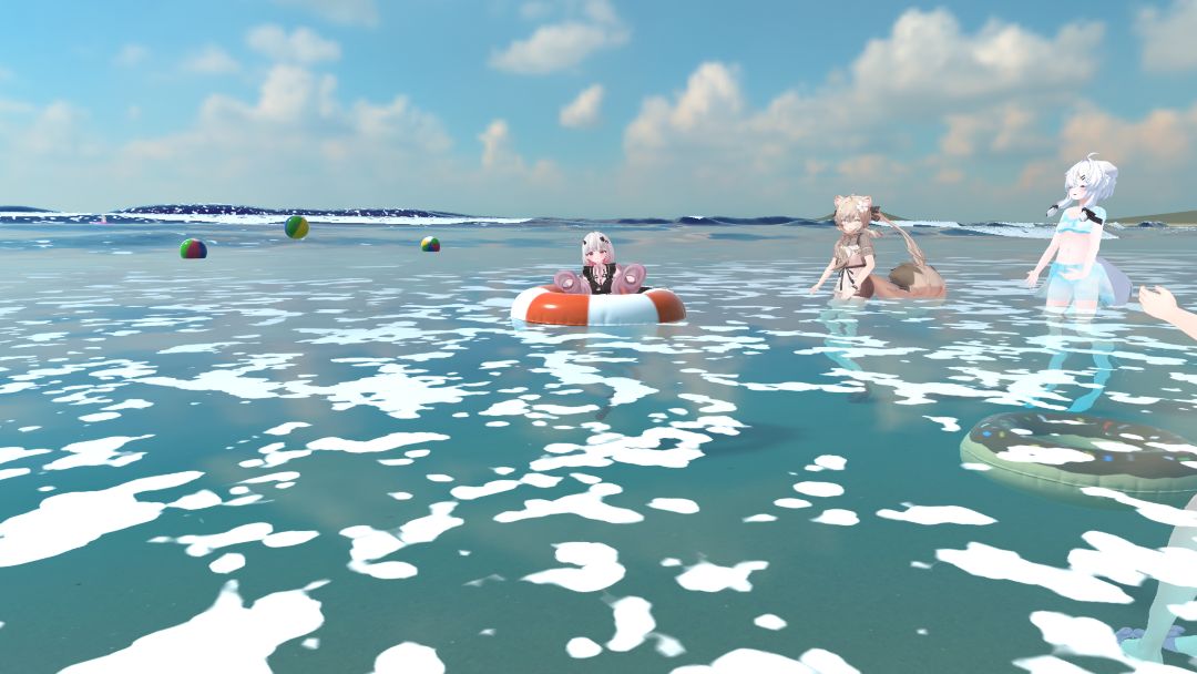 VRChatワールド紹介 波打ち際と 4