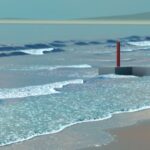 VRChatワールド紹介 波打ち際と サムネイル