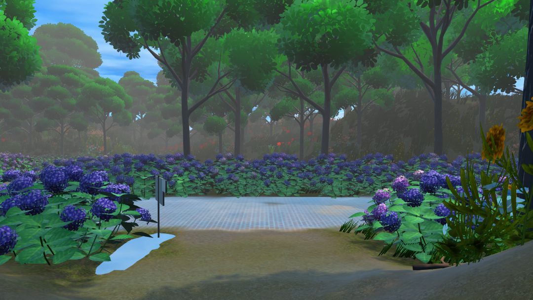VRChatワールド紹介 雨上がりの午後-Afternoon after the rain- 1