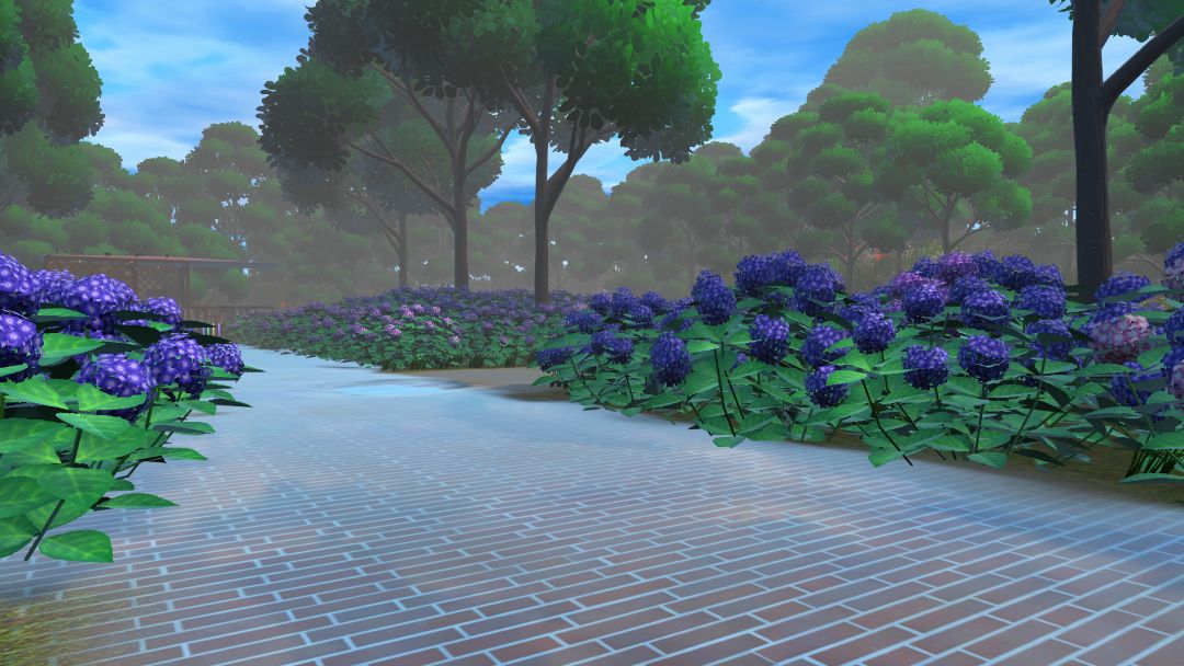 VRChatワールド紹介 雨上がりの午後-Afternoon after the rain- 2