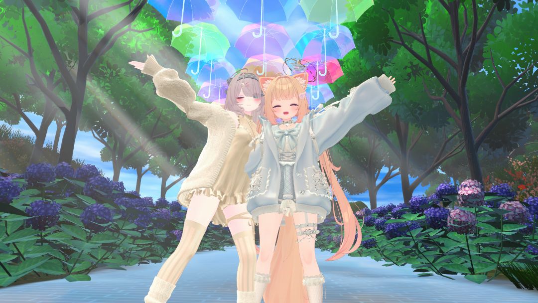 VRChatワールド紹介 雨上がりの午後-Afternoon after the rain- 5