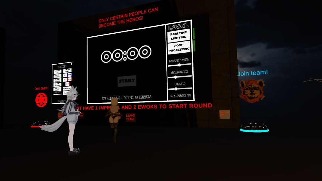 VRChatワールド紹介 Ewok Hunt ｜ Custom PVP 1