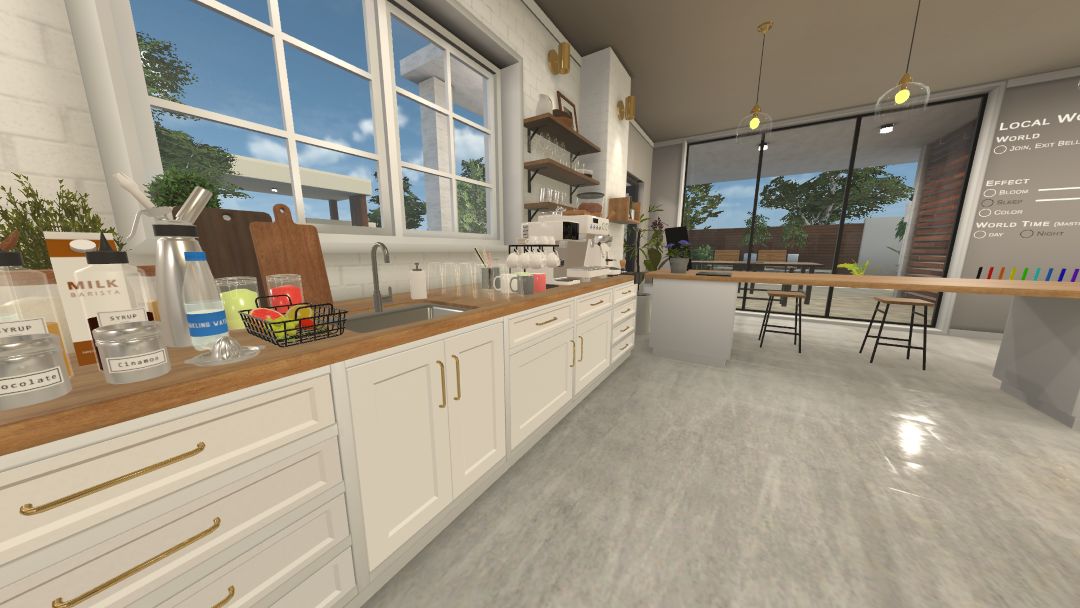 VRChatワールド紹介 Home Cafe - MiniGreen 2
