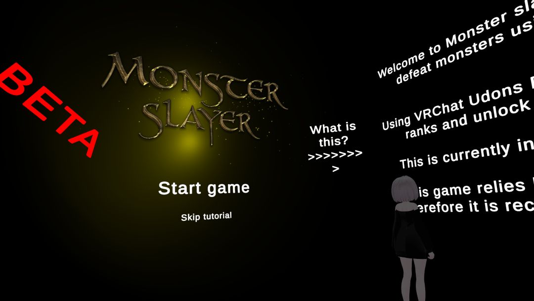 VRChatワールド紹介 Monster Slayer 1