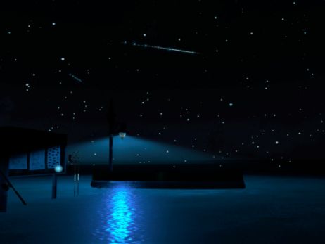 VRChatワールド紹介 Night Shallow Fishing - lure casting - サムネイル