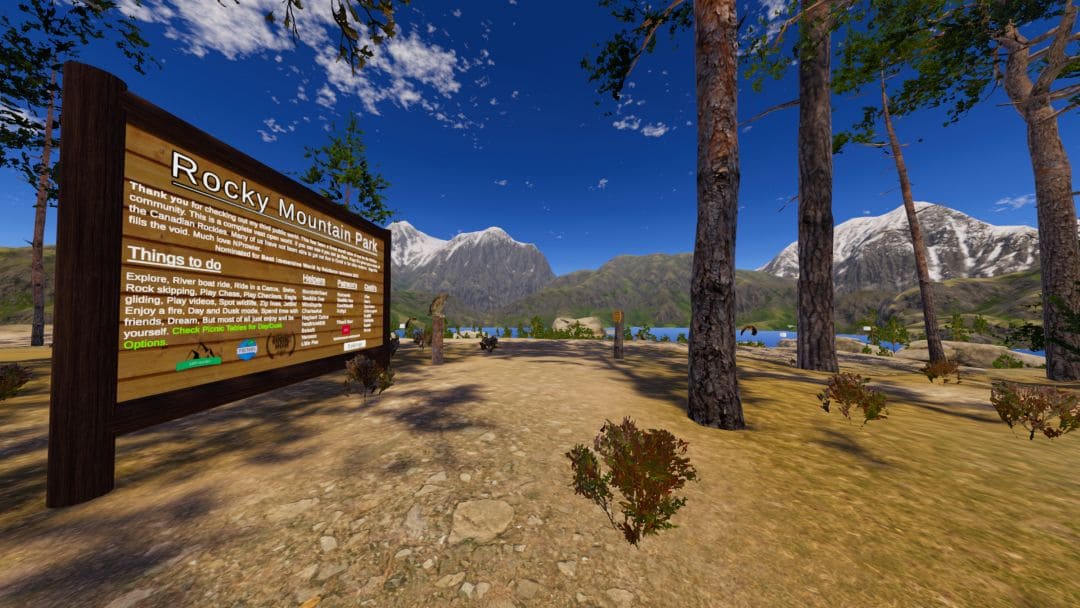 VRChatワールド紹介 Rocky Mountain Park 1
