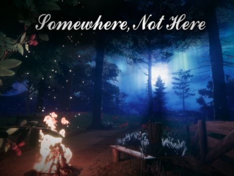VRChatワールド紹介 Somewhere‚ Not Here サムネイル