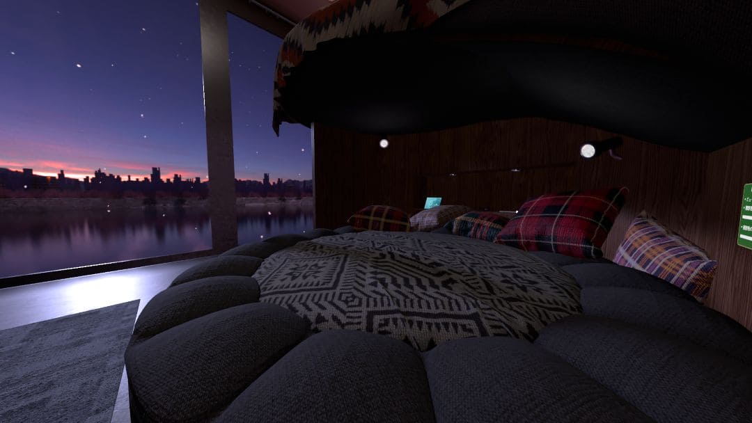 VRChatワールド紹介 ごろごろしていって寝 2