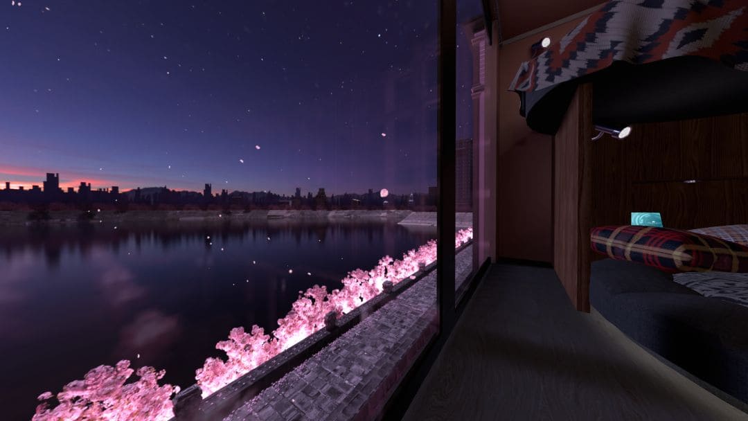 VRChatワールド紹介 ごろごろしていって寝 3