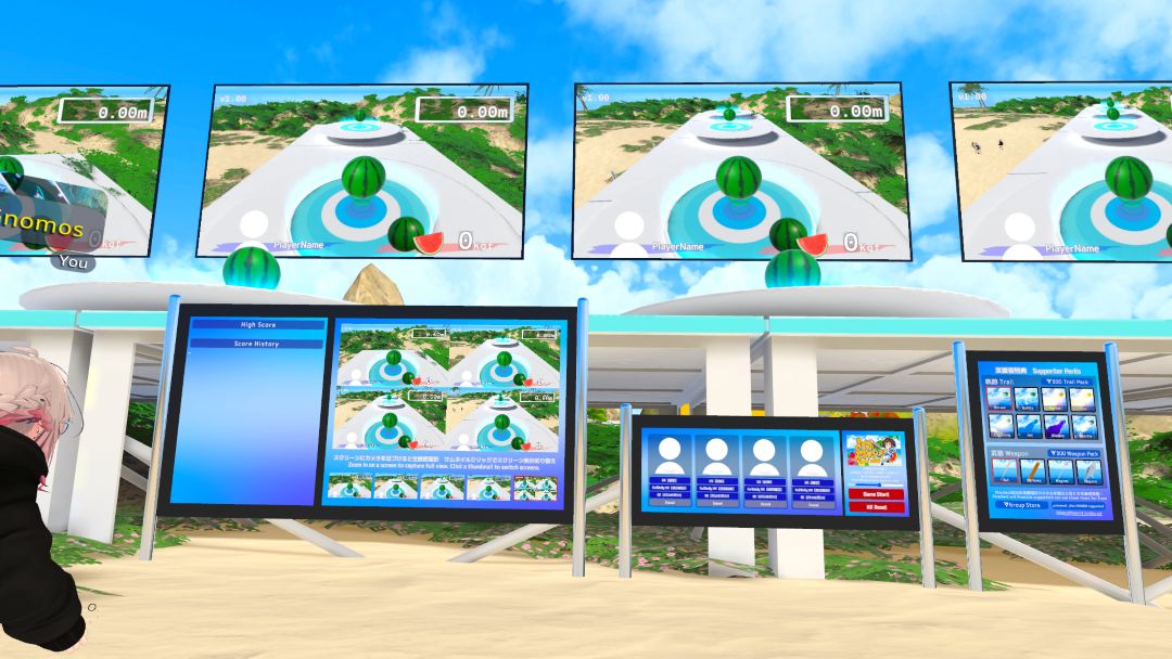 VRChatワールド紹介 スイカスマッシュ！ Suika Smashǃ 1