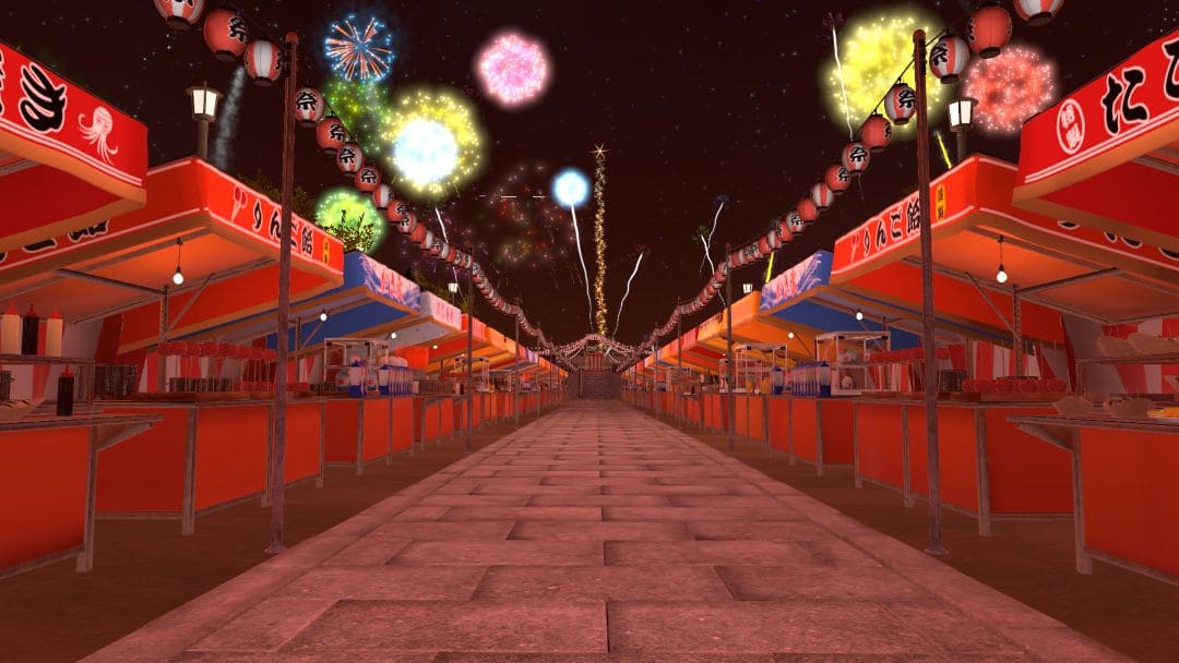 VRChatワールド紹介 告白の夏祭り 1