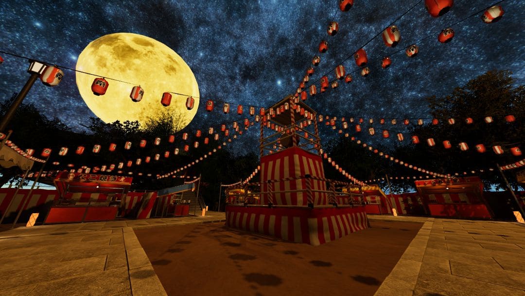 VRChatワールド紹介 竹影の夏祭り 3