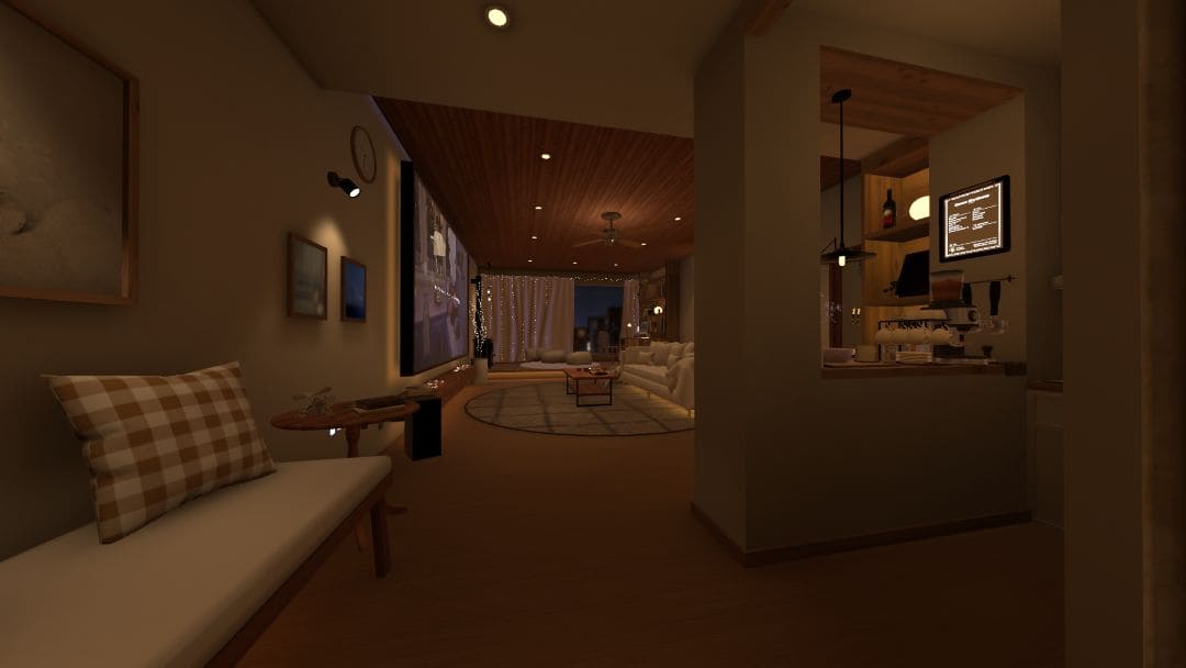 VRChatワールド紹介 雨けぶるよる 1