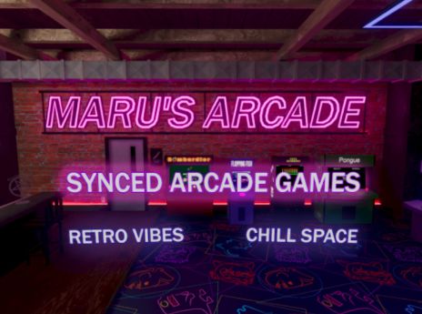 VRChatワールド紹介 HMaru's Arcade サムネイル