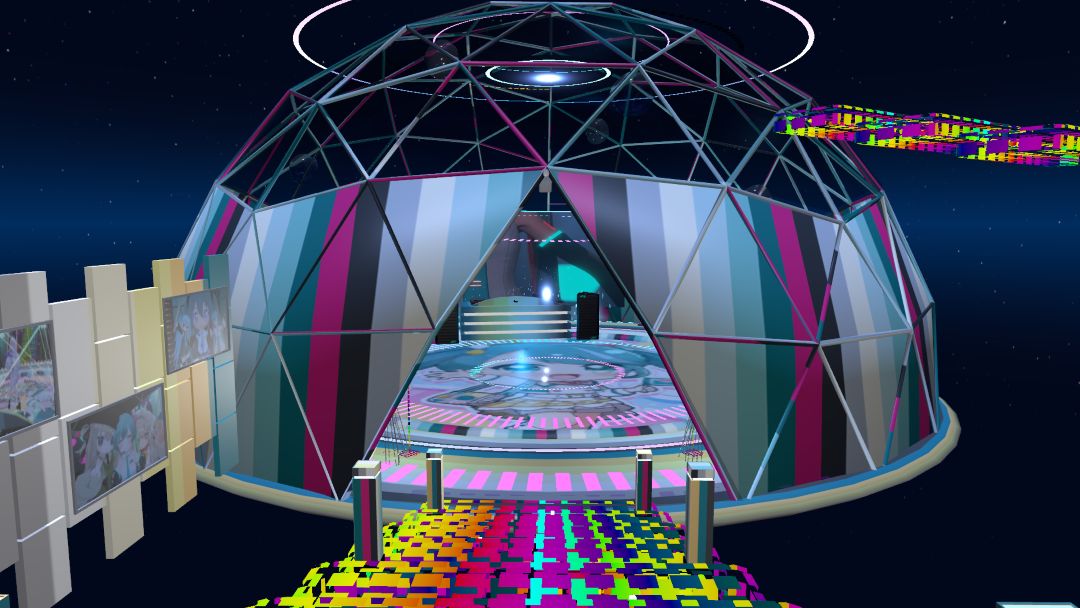 VRChatワールド紹介 Horse Mountain -yuuri-MIKU ROOM 1