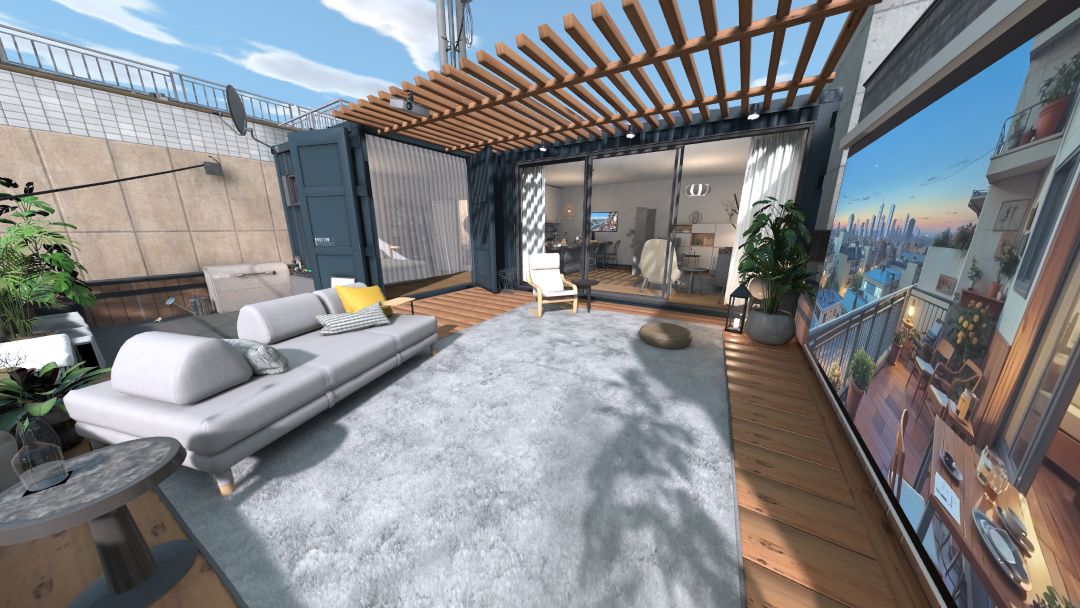 VRChatワールド紹介 Rooftop Container 2