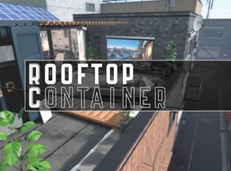 VRChatワールド紹介 Rooftop Container サムネイル1
