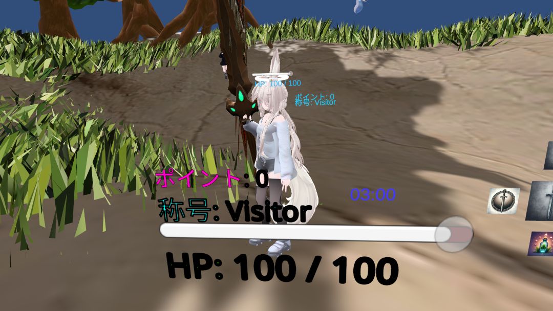 VRChatワールド紹介 VRMonsterHunting【PvEGame】 3