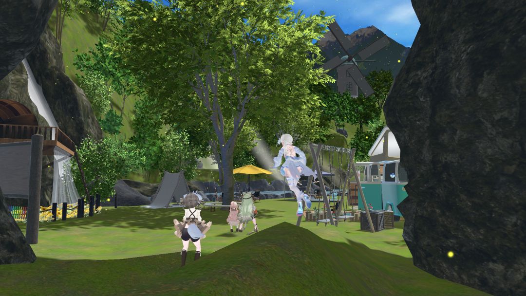 VRChatワールド紹介 -yuuri-ひのかげキャンプ場 1.pg