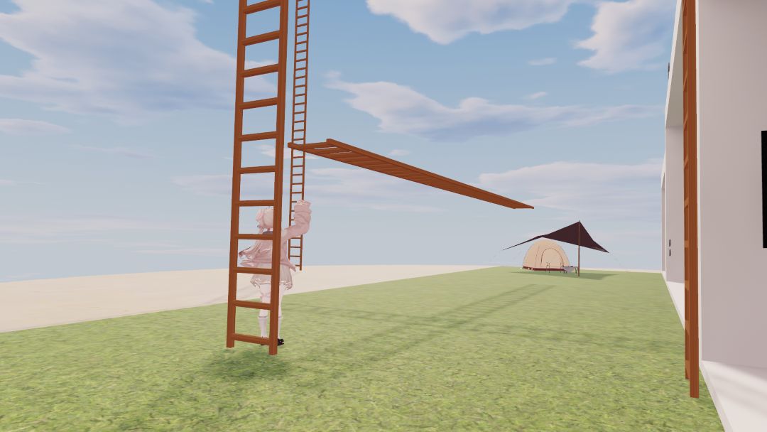 VRChatワールド紹介 うんていで遊ぶ友達を見守る部屋 2