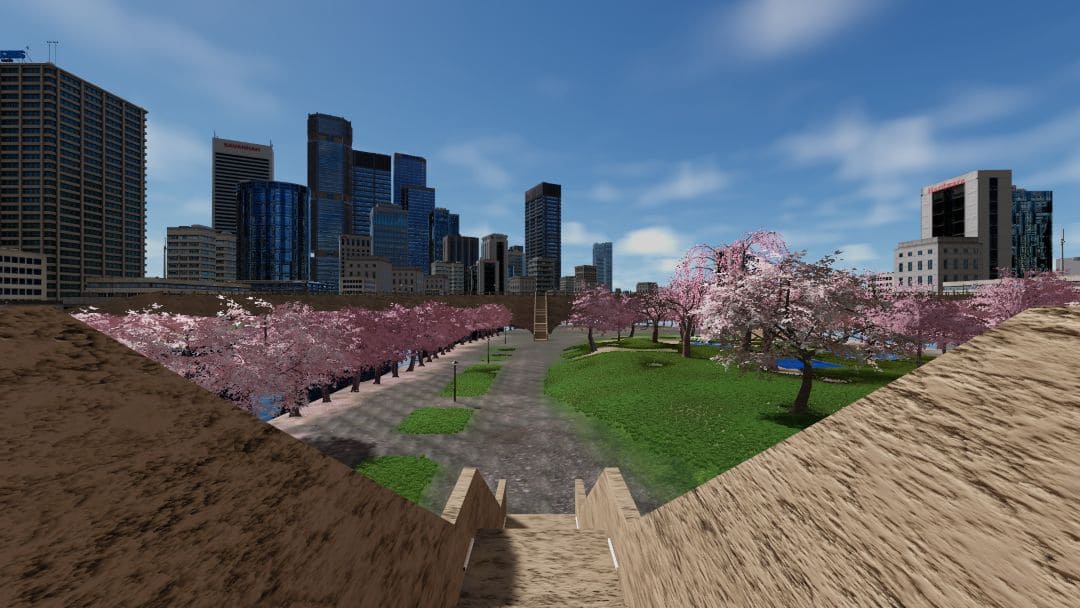 VRChatワールド紹介 カソウ中之島 Kasou Nakanoshima 1