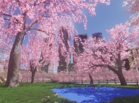 VRChatワールド紹介 カソウ中之島 Kasou Nakanoshima サムネイル