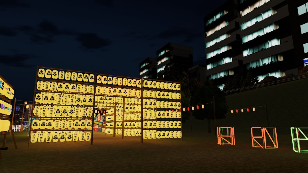 VRChatワールド紹介 バーチャル河川敷夏祭り 2025 2