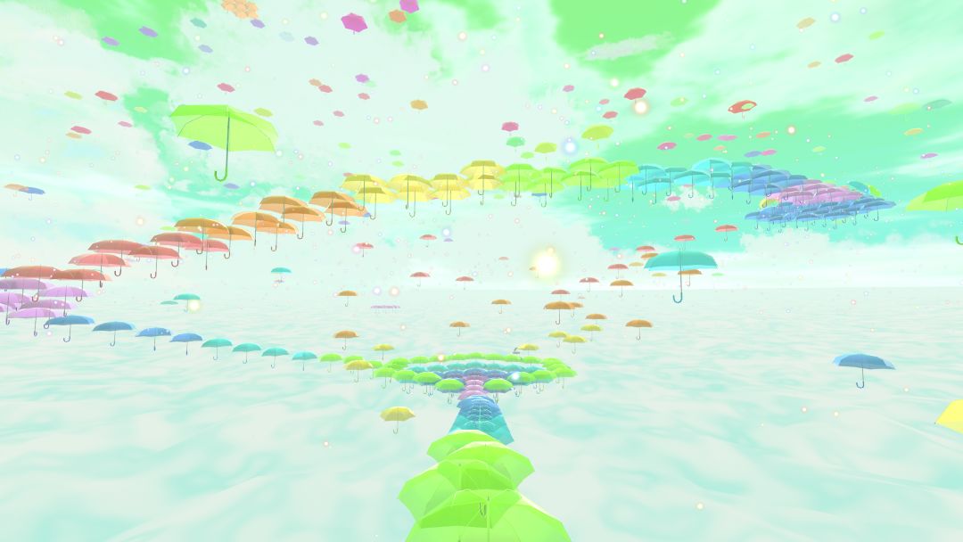 VRChatワールド紹介 大空さんぽ道 -Parasol Promenade- 3