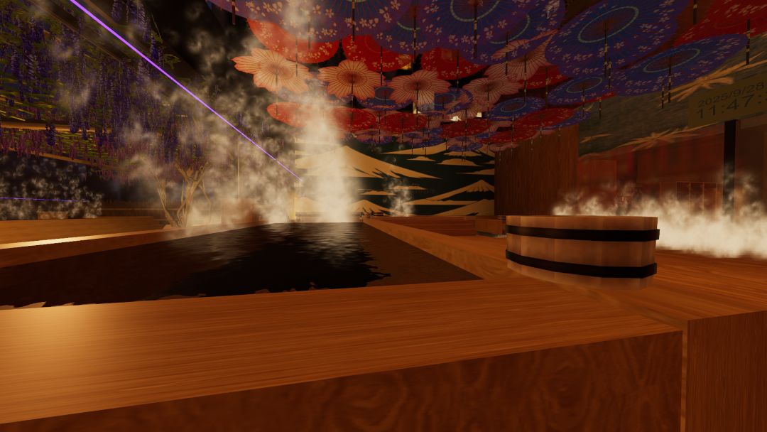 VRChatワールド紹介 熱景温泉・立夏ノ湯-Hotscape˸ Rikka no Yu 4