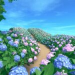 VRChatワールド紹介 紫陽花岬 -Cape Hydrangea- サムネイル