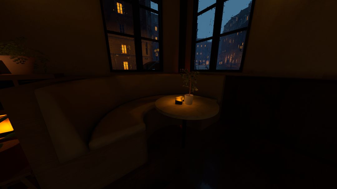 VRChatワールド紹介 雨見る喫茶店～Rainy cafe～ 3