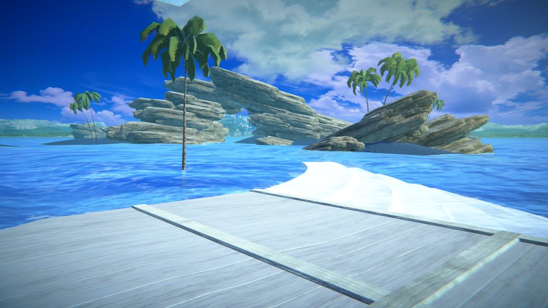 VRChatワールド紹介 青い海とレモン 1