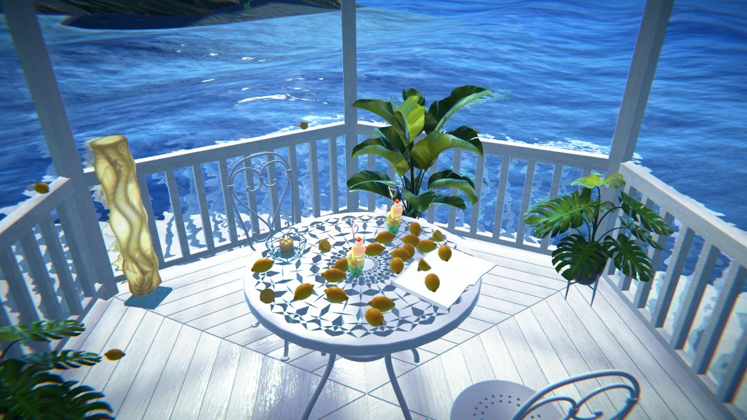 VRChatワールド紹介 青い海とレモン 3