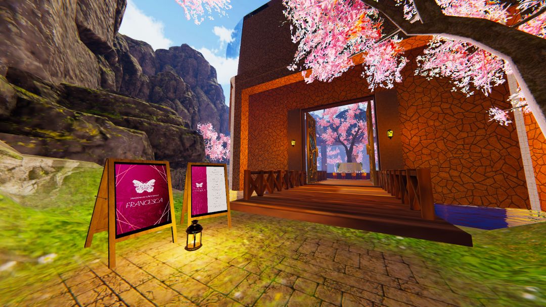 VRChatワールド紹介 Restaurant Francesca - Spring 2