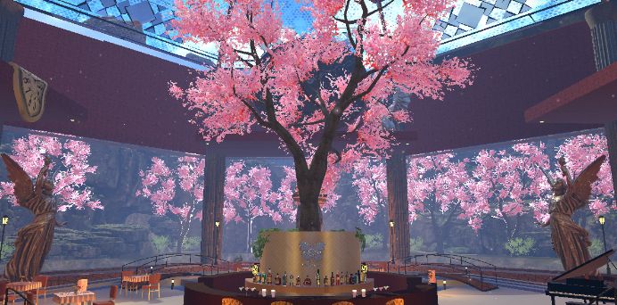 VRChatワールド紹介 Restaurant Francesca - Spring サムネイル
