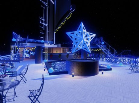 VRChatワールド紹介 Starlight Cruising サムネイル