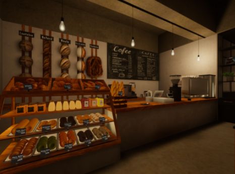 VRChatワールド紹介 Stylish cafe サムネイル
