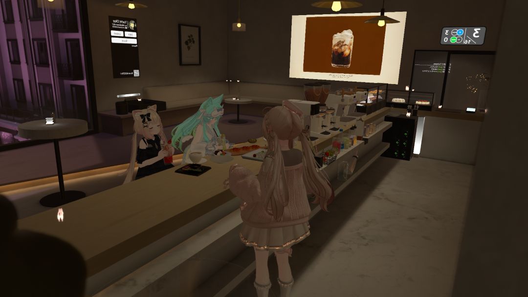 VRChatワールド紹介 café Opus․1 5