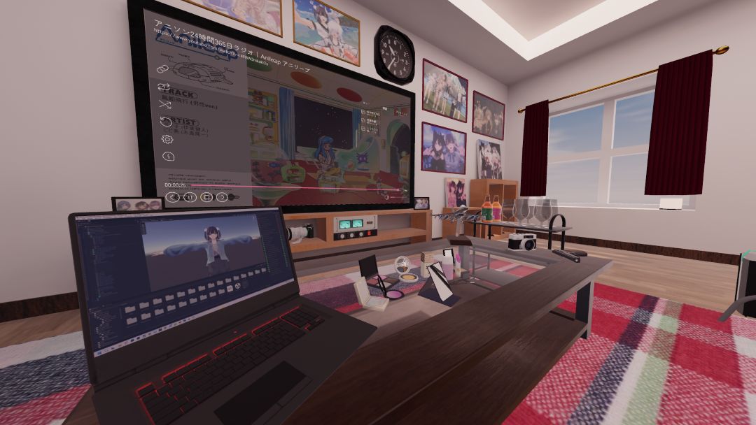 VRChatワールド紹介 一般男性の趣味の部屋 3