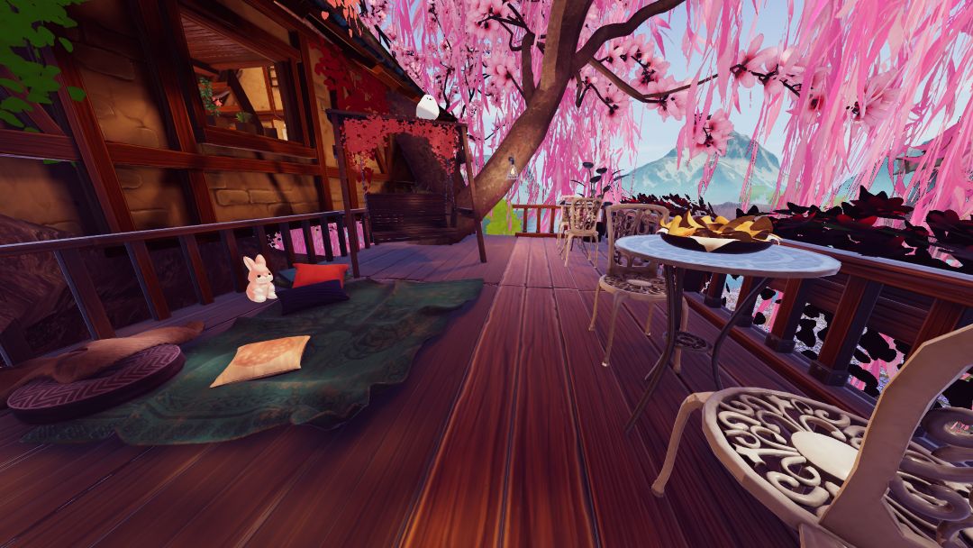 VRChatワールド紹介 夢紡ぐ花原、星降る桜柳 ⁄ Dreamlike Cherry Willow 5