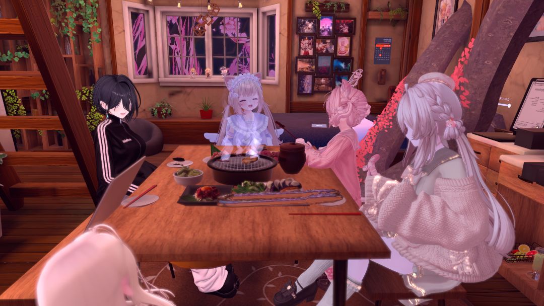 VRChatワールド紹介 夢紡ぐ花原、星降る桜柳 ⁄ Dreamlike Cherry Willow 7