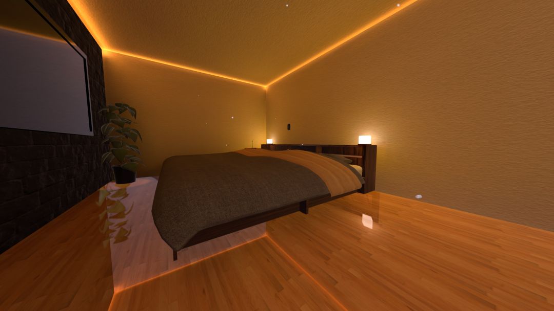 VRChatワールド紹介 自宅「Peaceful days」 4