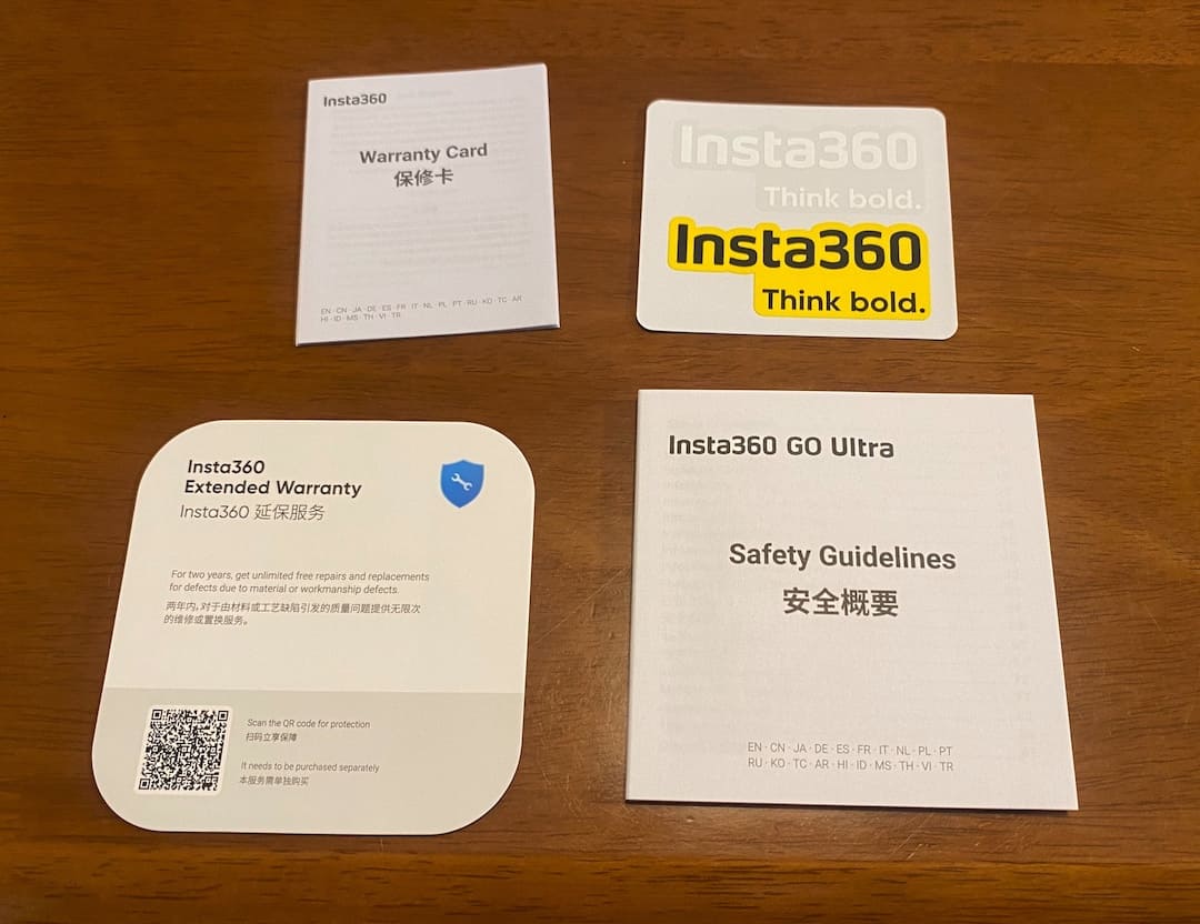 Insta360 GO Ultra開封11